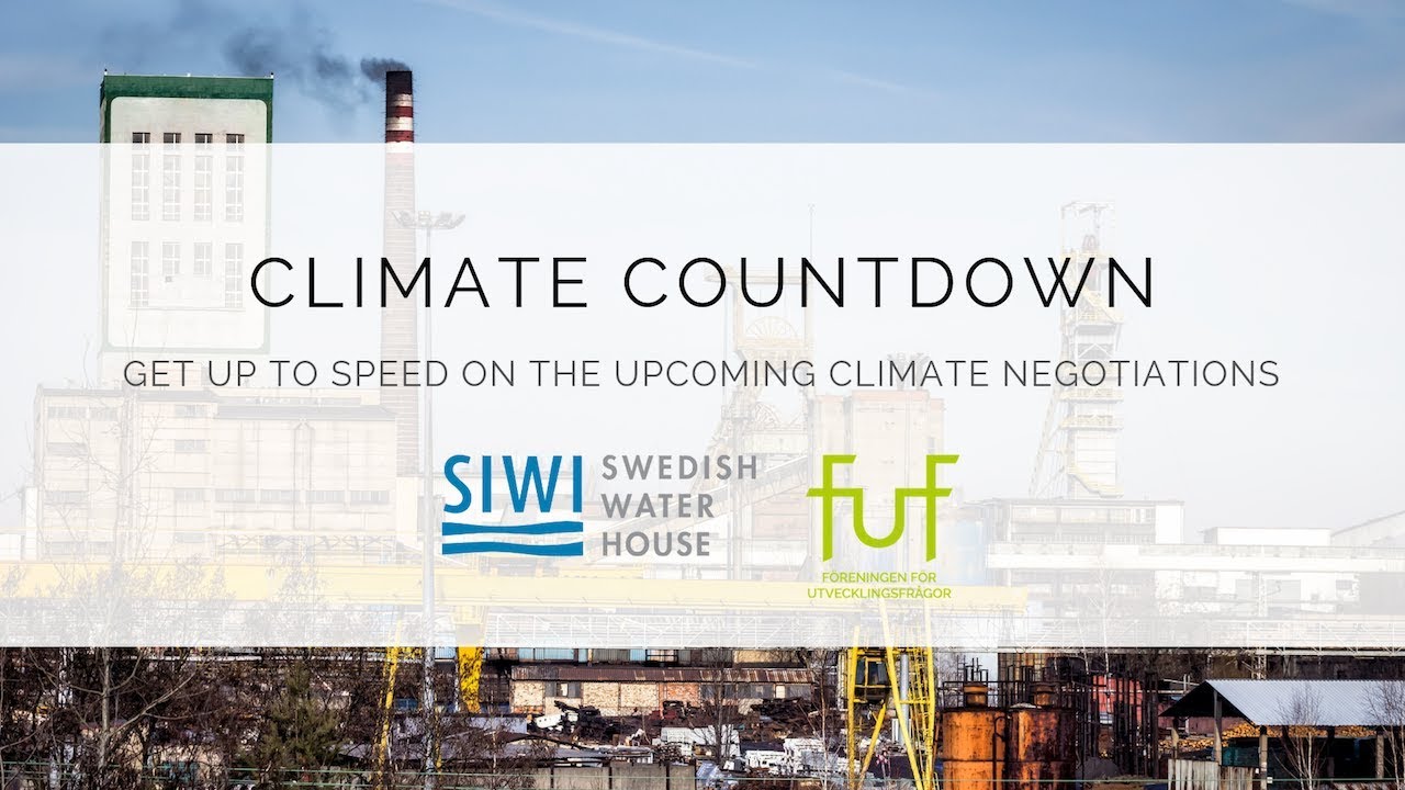 Climate countdown – get up to speed on the upcoming climate negotiations