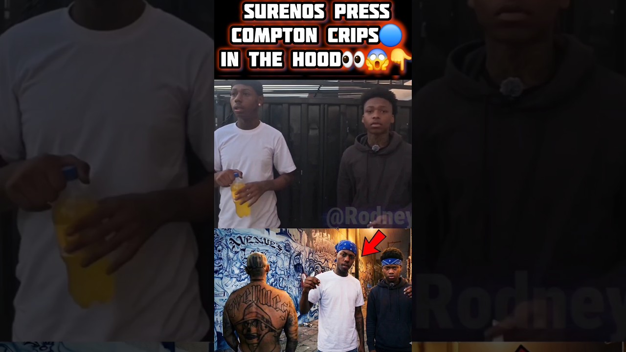 OG Sure&ntilde;o Bangs on Compton Crips During Hood Vlog?😱@RodneyinLA  #sureno #hoodnews #hoodvlog
