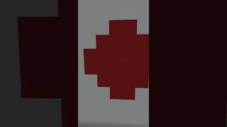 Minecraft pixel art (Japan flag) #viral #gaming #shortsvideo #flag #japan