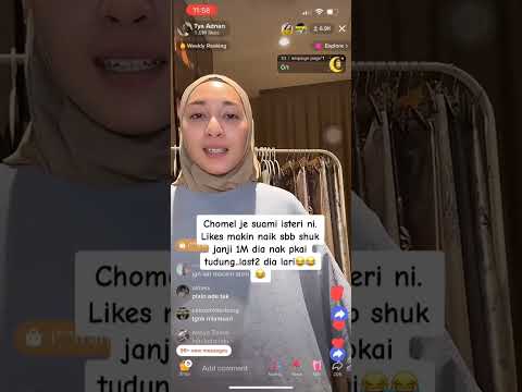 “Mohd Shukri”- Shukri Yahaya janji pakai tudung isteri, ‘likes’ dah cukup 1juta terus lari