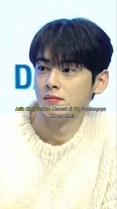 Adik Cha Eunwoo Muncul di TV, Gantengnya Kebangetan! #chaeunwoo #kpop #astro