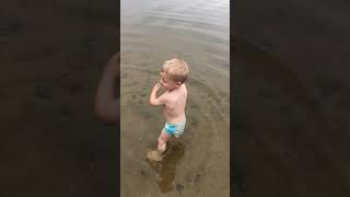 Little eddies 1st trip to the lake