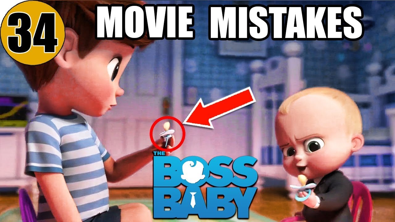 Boss Baby mistakes, Goofs, Animated Movie, Animation mistakes, dreamworks, ...