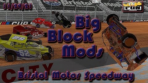 iRacing FUN League - Big block modified win - 11/29/21 - Bristol Motor Speedway - Full Race