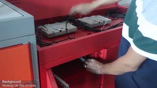 Express parcel locker system installation