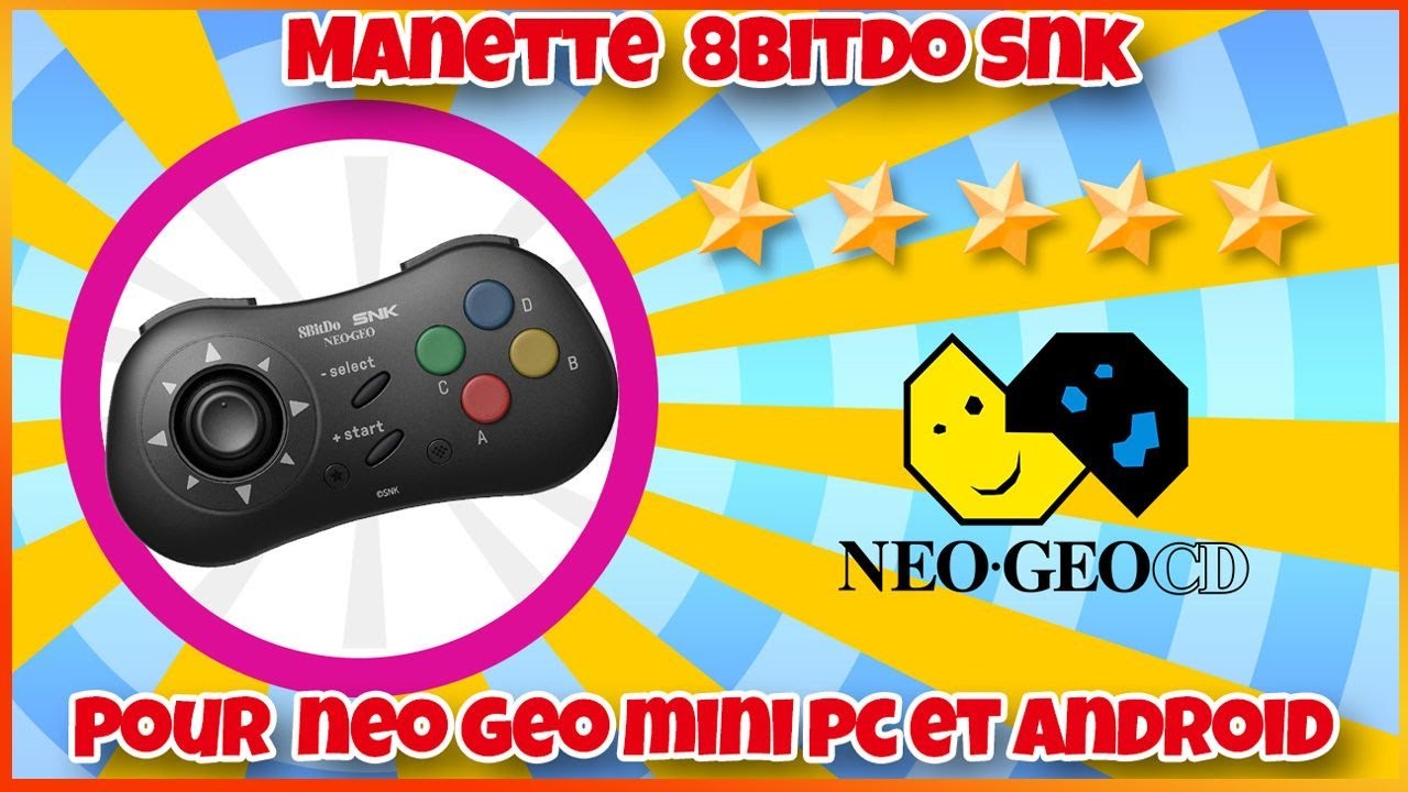 Manette 8BitDo Pour Neo Geo Mini - édition Limitée KOF 97 Iori Yagami - Neuf - Sans Fil