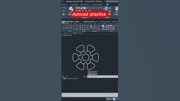 AutoCAD 2D Mechanical Drawing | Easy Practice Exercise for Beginners
