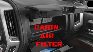 GMC Sierra/Chevy Silverado Cabin Air Filter Replacement (20142018)