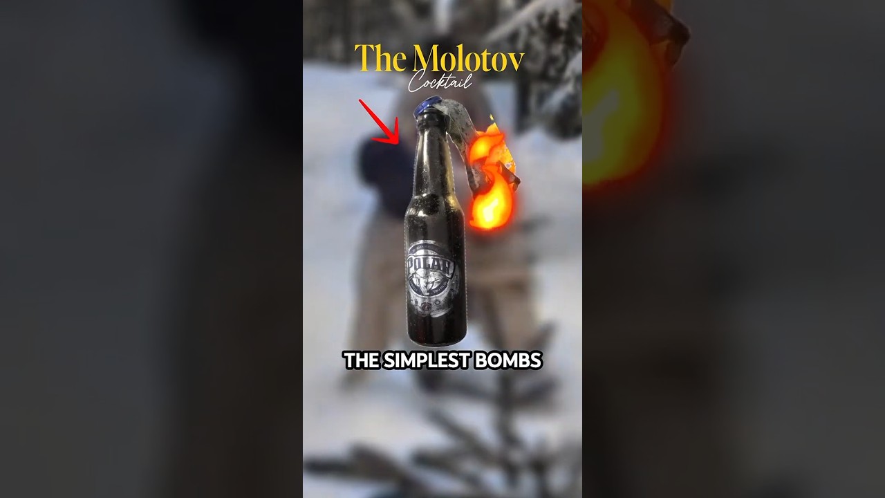 Как работает коктейль Молотова 🤯