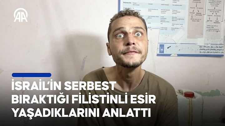 İsrail’in serbest bıraktığı Filistinli esir yaşadıklarını anlattı