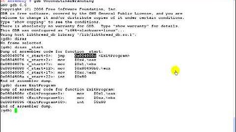 Tutorial hacking dengan bahasa Assembly Part 8 Unconditional Branching   YouTube 360p
