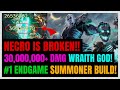 30000000 nuke combo new ssstier endgame wraith lord necromancer build 1000 corruption ready