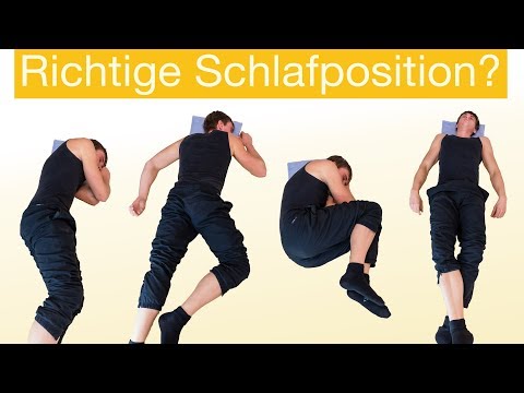 Video: Beste Schlafposition Für Besseren Schlaf Und Gesundheit