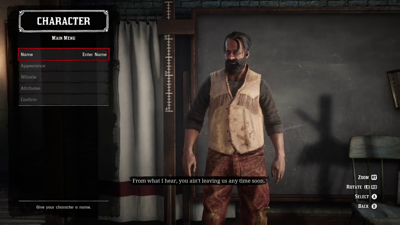 Red Dead Online Arthur Character Creation