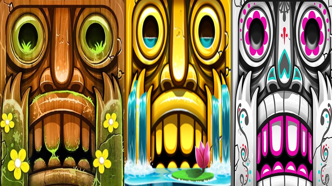 Temple Run 2 SPOOKY RIDGE VS WINTER TOYLAND VS VOLCANO ISLAND