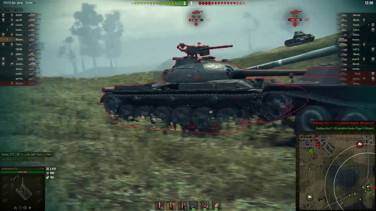 Let´s watch World of Tanks - WanderhOden im T-54 auf Live Oaks 14.01.2018