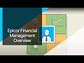 Epicor financial management overview