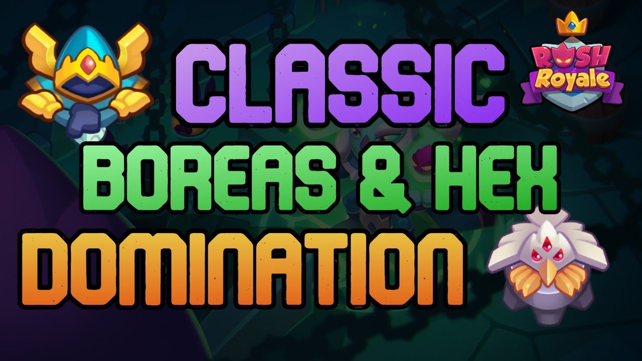 Rush Royale - Classic Boreas + Hex Domination (Very Close Game)