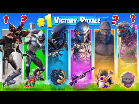 die ZUFÄLLIGE MONSTER SKIN Challange in Fortnite!
