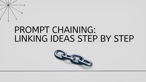 How to Master AI Prompts (Module 10) | Prompt Chaining Step by Step