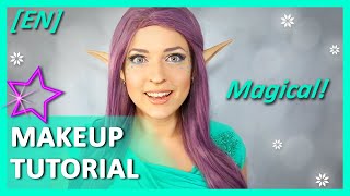 MAGICAL fantasy elf makeup ✨ TUTORIAL Cosplay | Party | Carnival [ENGLISH]