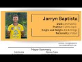Jorryn baptista football highlights 2023