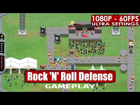 Rock 'N' Roll Defense gameplay PC HD [1080p/60fps]