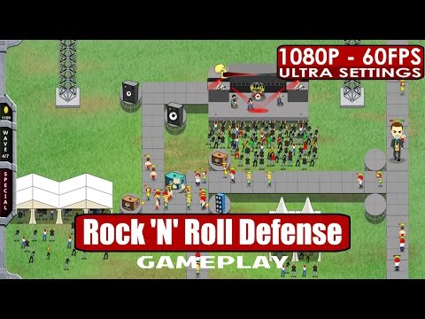 Rock u0027Nu0027 Roll Defense gameplay PC HD [1080p/60fps]