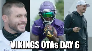 Scenes from Day 6 of Minnesota Vikings OTAs