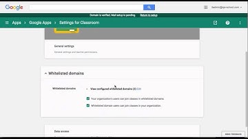 Whitelisting Other School Domains for Google Classroom