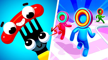 Fork N Sausage vs Layer Man 3D 🍴🌭🧱 Max Levels Gameplay Walkthrough (Android/iOS) RTRE86