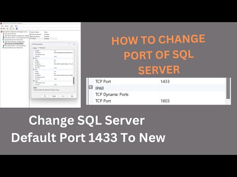 HOW TO CHANGE PORT OF SQL SERVER | Change SQL Server Default Port 1433 To New