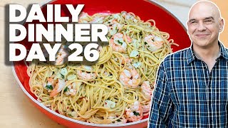 Shrimp Scampi with Pasta: Daily Dinner Day 26 | Daily Dinner with Michael Symon | Food Network