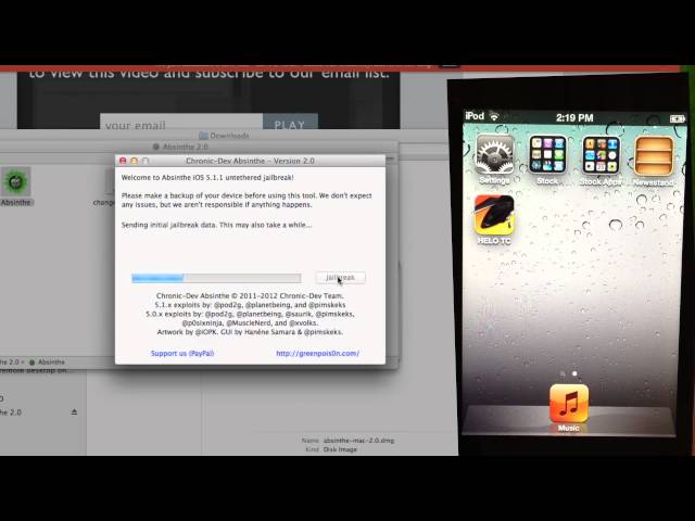 Jailbreak iOS 5.1.1 UNTETHERED (How To) [Absinthe 2.0] - iPhone, iPod Touch, iPad (All Devices) class=