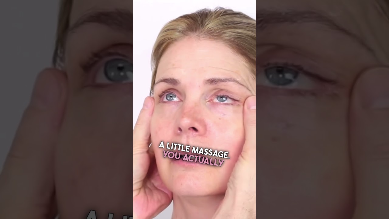 Give Yourself A Morning Facial Massage For Glowing Skin #shorts