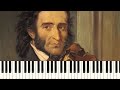 Paganini Caprice 24 Piano Solo Sheets Intermediate