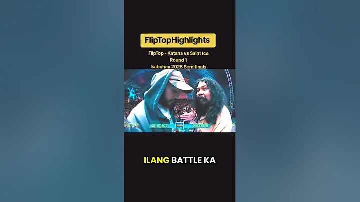 FlipTopHighlights - Katana vs Saint IceRound 1Isabuhay 2025 Semifinals #fliptop #fliptophighlights