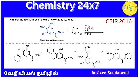 Negishi Cross-Coupling/Problem Solved/ CSIR 2016/ வேதியியல் தமிழில்