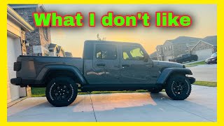 What I Don't Like About My 2021 Jeep Gladiator Willys