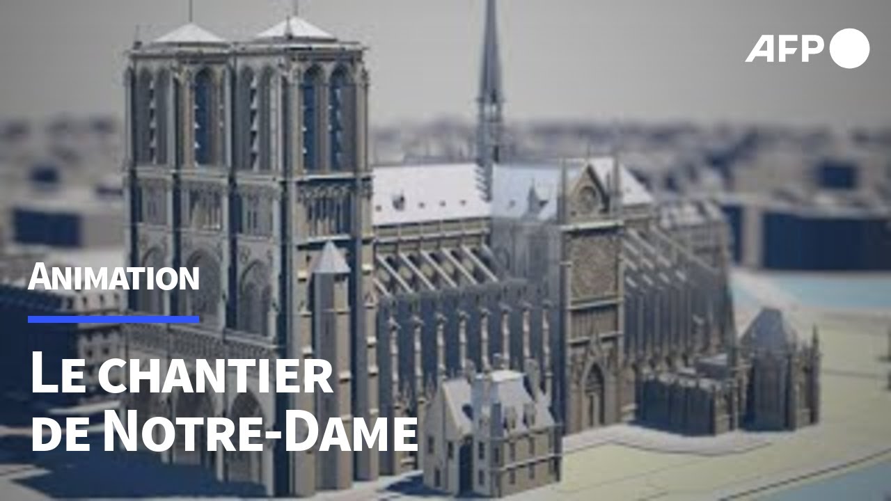 La reconstruction de Notre-Dame, un chantier titanesque | AFP