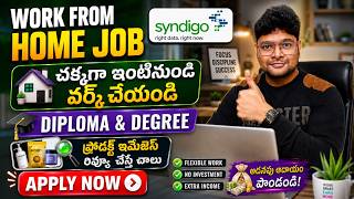 చక్కగా ఇంటి నుండి వర్క్ చేసుకోండి | Latest Remote jobs from Syndigo | Latest WFH Jobs | V the Techee