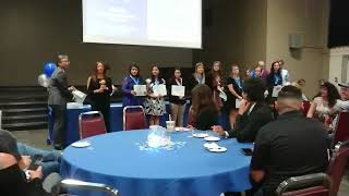 Eli's Psi Chi Induction Ceremony