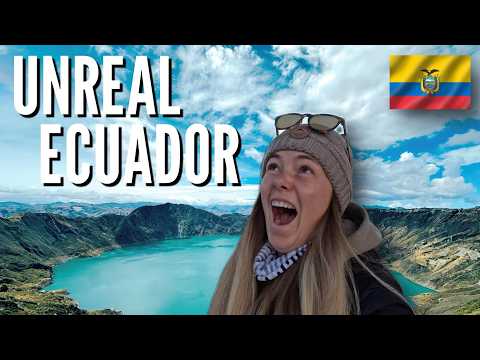 Is This ECUADOR's Most Breathtaking Hike?! (Quilotoa Crater)