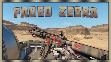 M4A4 Faded Zebra Showcase! (CS2 Skin Showcase)