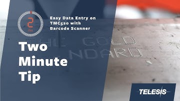Two Minute Tip // Easy Data Entry on TMC520 with Barcode Scanner
