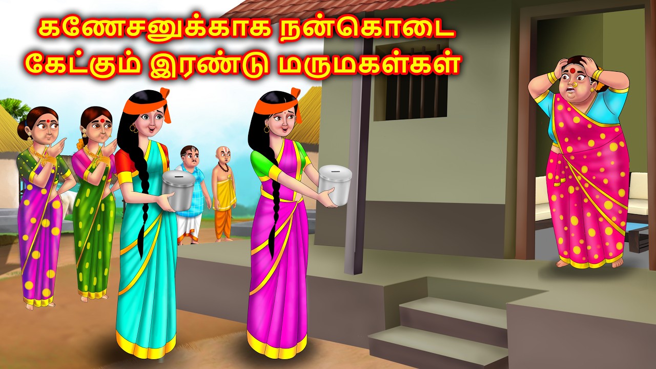 ⁣கணேசனுக்காக நன்கொடை கேட்கும் இரண்டு மருமகள்கள் Tamil story | Tamil moral stories | Tamil kadhaigal