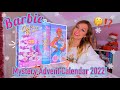 Asmr unboxing the new mystery water reveal barbie advent calendar 2022 24 mystery boxes