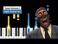 Team Fortress 2 - Right Behind You - Piano Tutorial