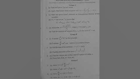 mathematics  subsidiary  previous  question paper  2017 and 2018 part-2 of jp university