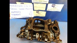 FOR SALE - Mercruiser V-6 4.3L  Intake Manifold 12 bolt 14097293 $249.95  G-2